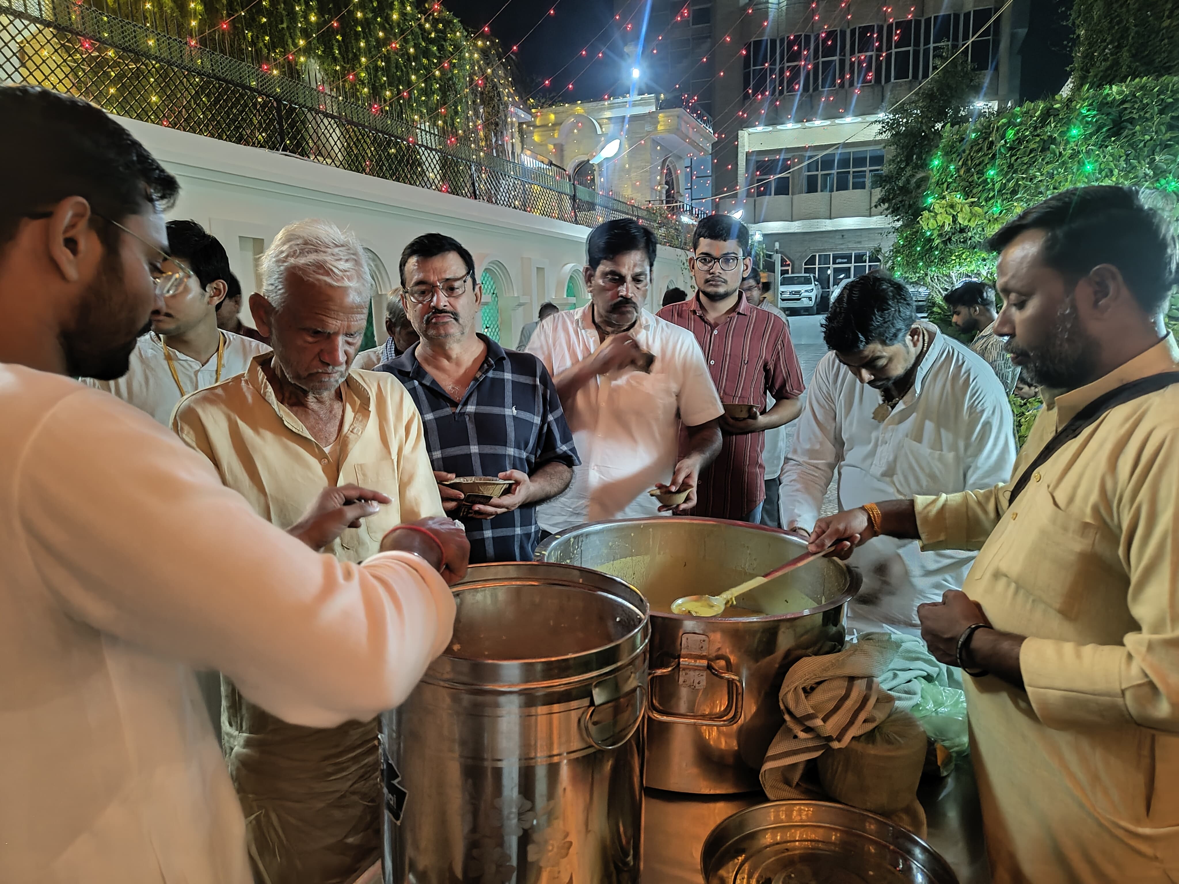 Weekly Prasadam Distribution