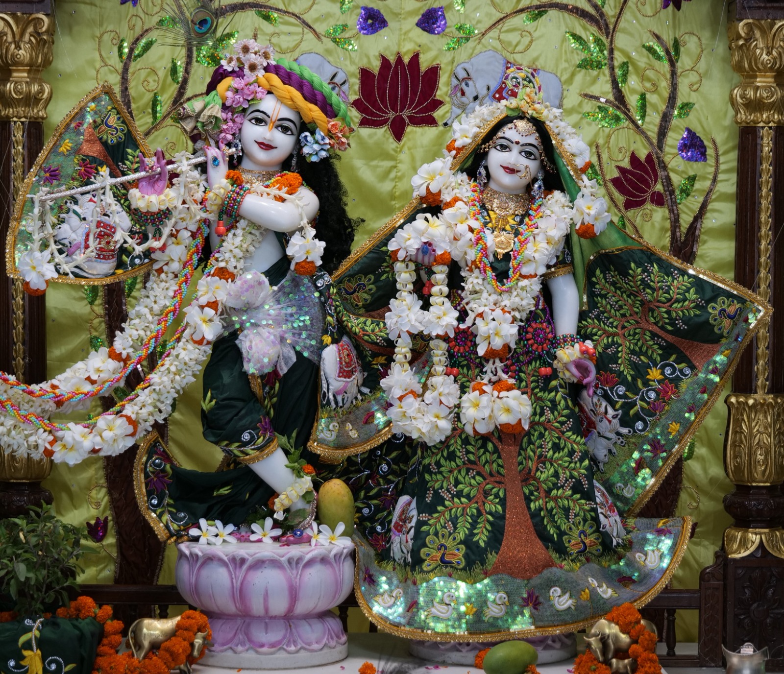 Sri Sri Radha Madhav in Spring Theme